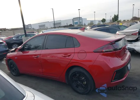 2019 Hyundai Ioniq Hybrid Blue z USA, uszkodzony, nr VIN KMHC65LCXKU167522